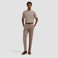 Bird's Eye Three-Button Polo
