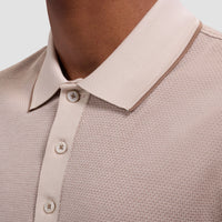 Bird's Eye Three-Button Polo