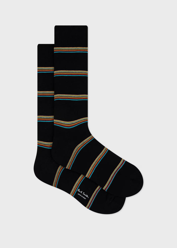 Black Block 'Signature Stripe' Socks