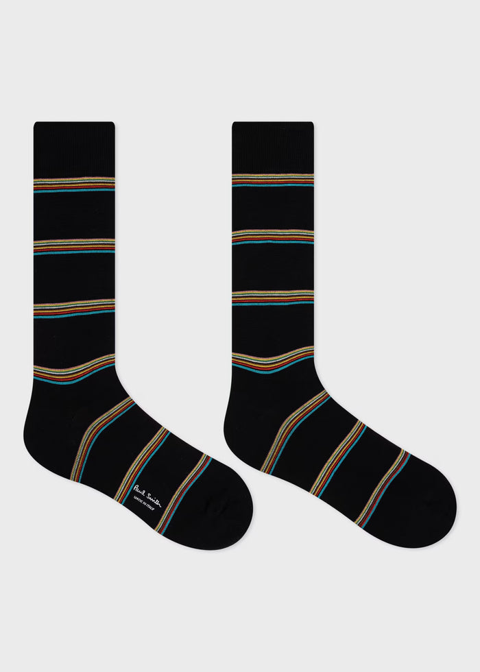 Black Block 'Signature Stripe' Socks