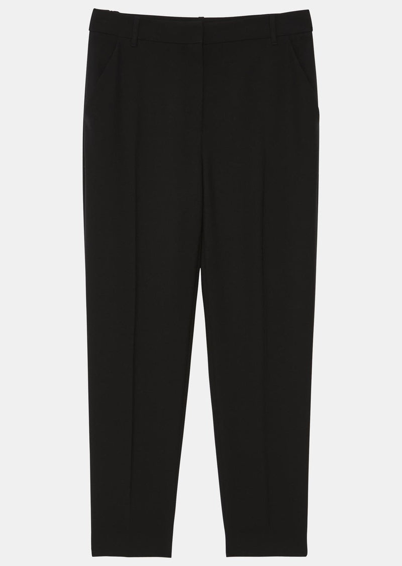 Black Philippine Trousers in Cold Wool