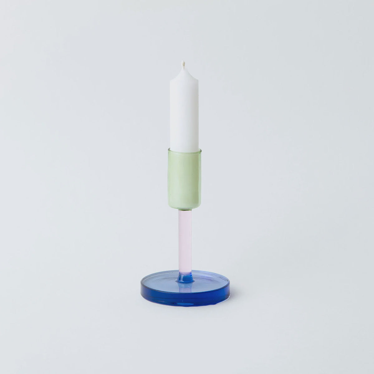 Medium Glass Candle Holder