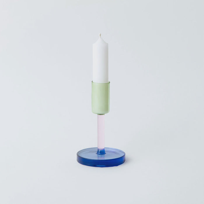 Medium Glass Candle Holder