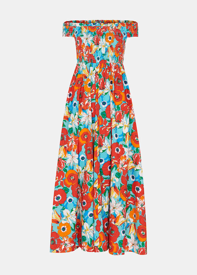 Blossom Tulips Bardot Dress