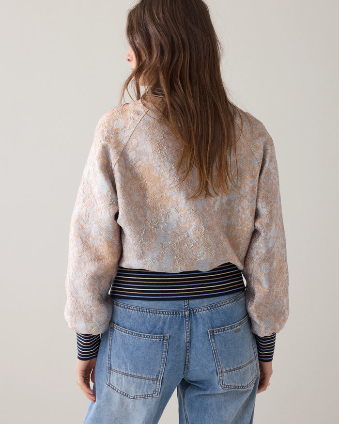 Bomber Jacquard Jacket