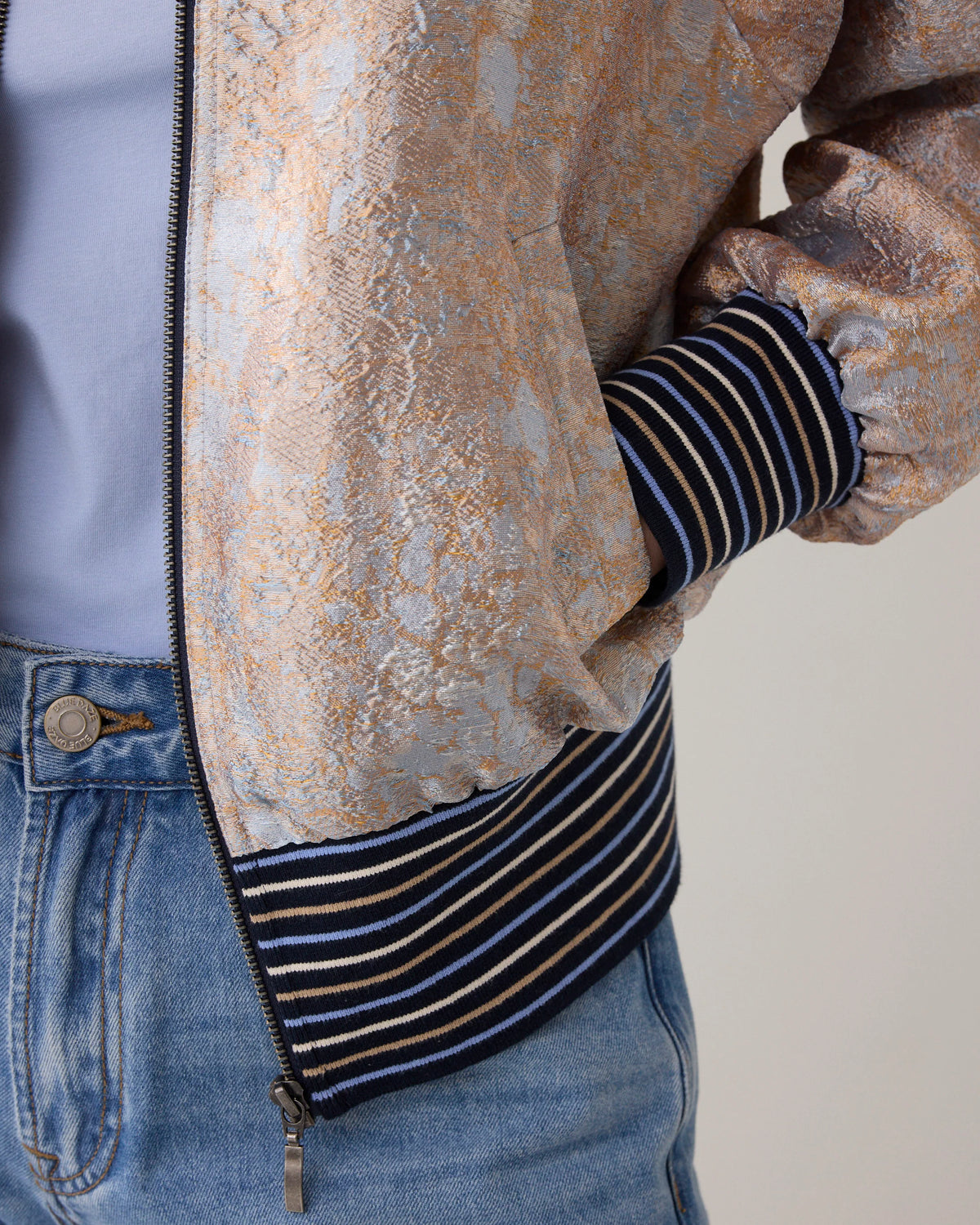 Bomber Jacquard Jacket