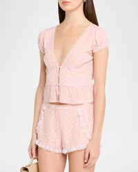 Bondy Floral Short Blouse