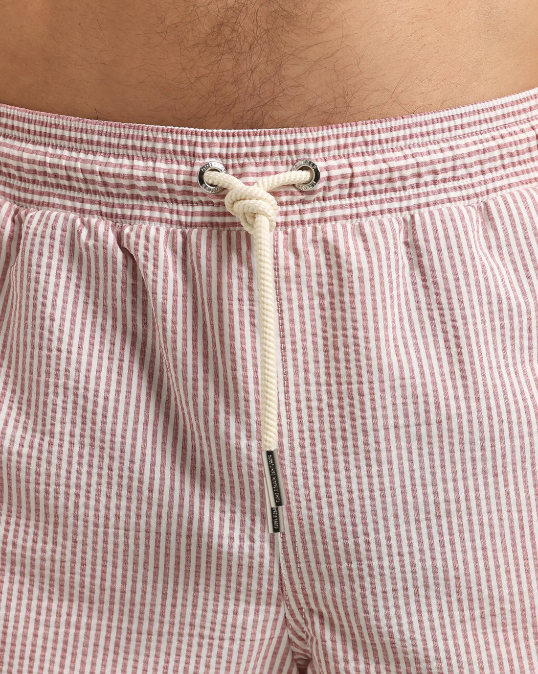 Boxer Seersucker Swim Short