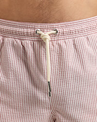 Boxer Seersucker Swim Short