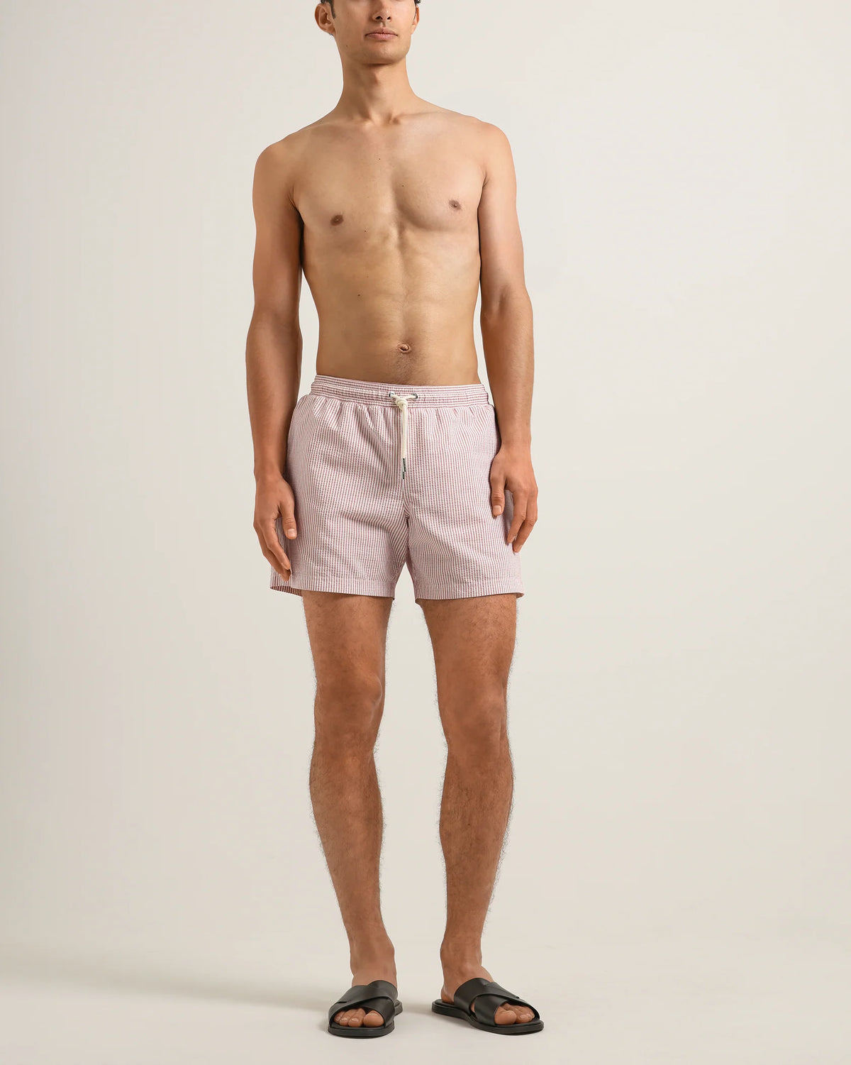 Boxer Seersucker Swim Short