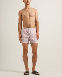 Boxer Seersucker Swim Short