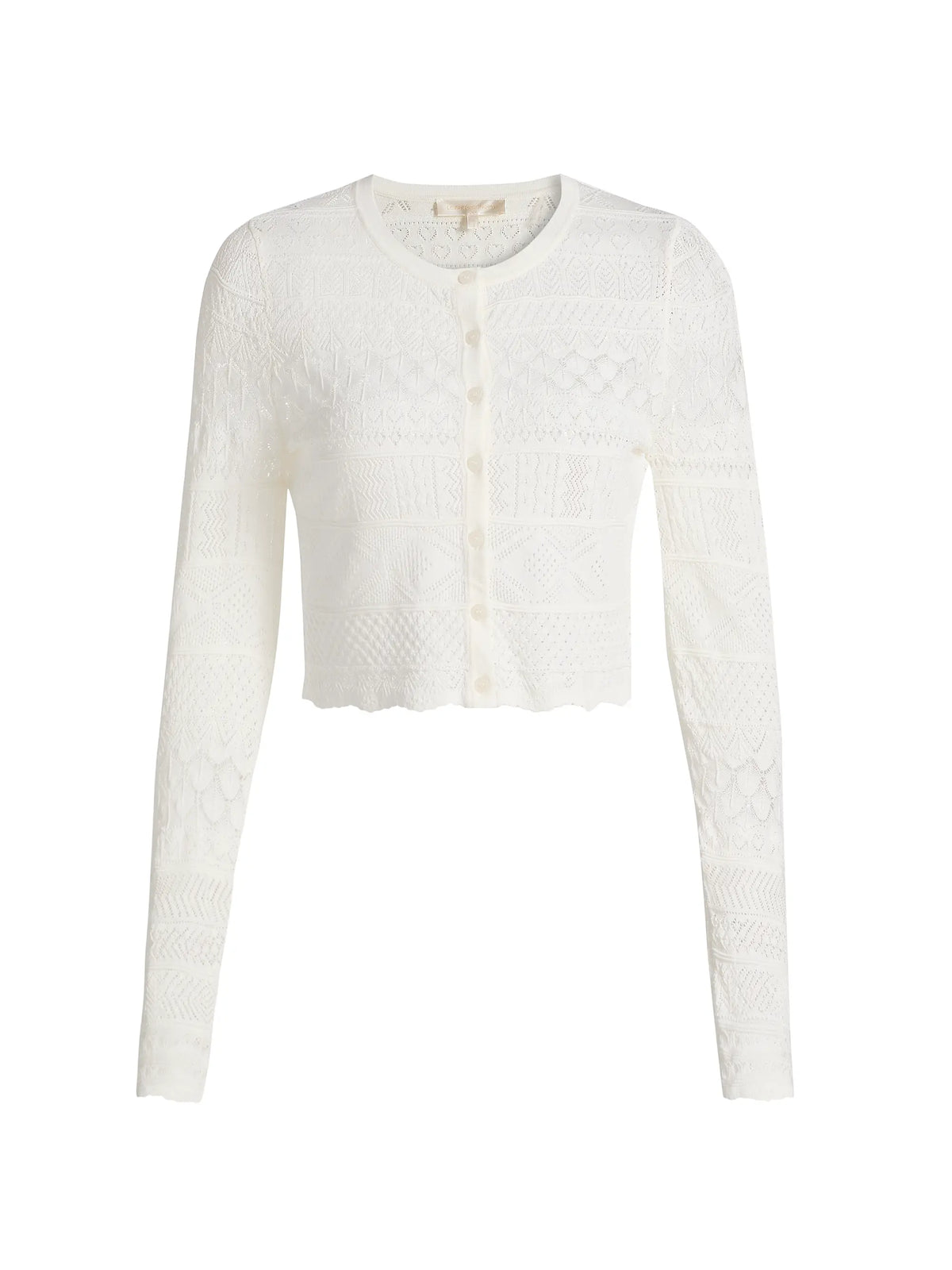 Brigette Pointelle Knit Cardigan