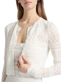 Brigette Pointelle Knit Cardigan