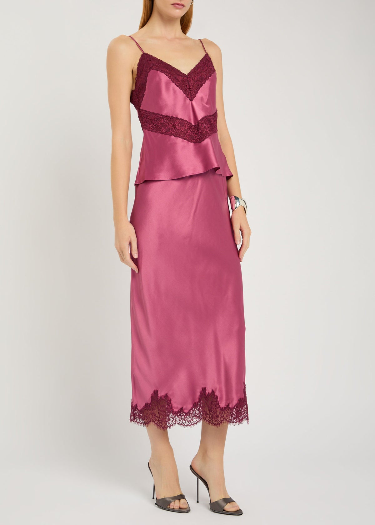 Brimsley Silk Lace Top