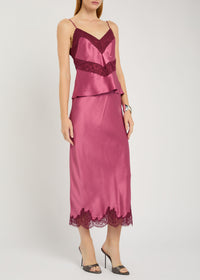 Brimsley Silk Lace Top