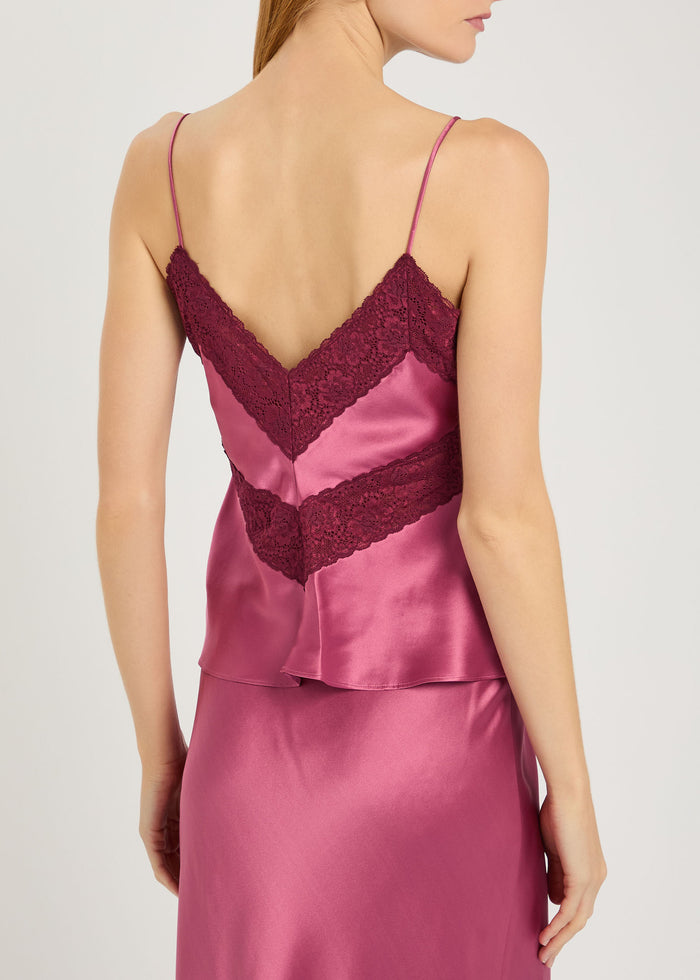 Brimsley Silk Lace Top