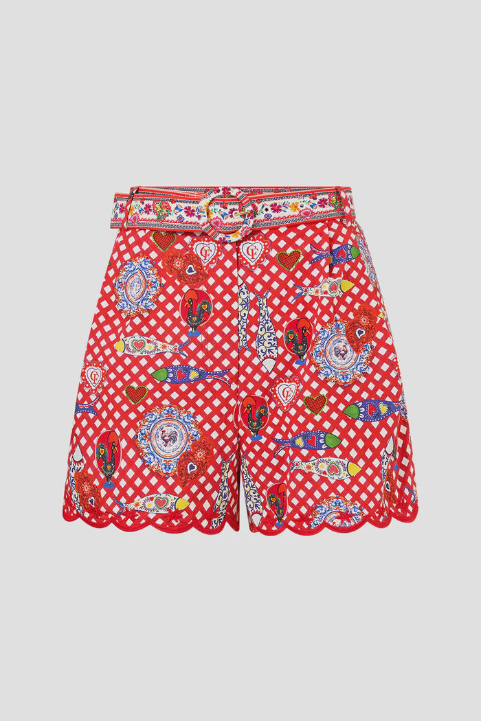 Tuck Front Shorts