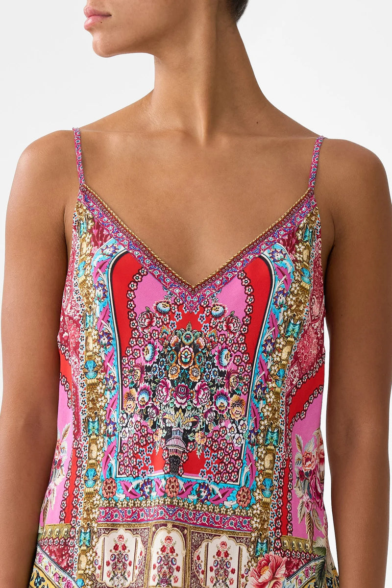 V-neck   Cami Heirloom Empire