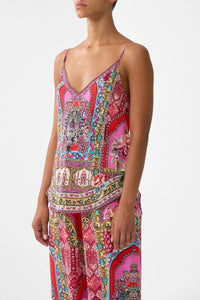 V-neck   Cami Heirloom Empire