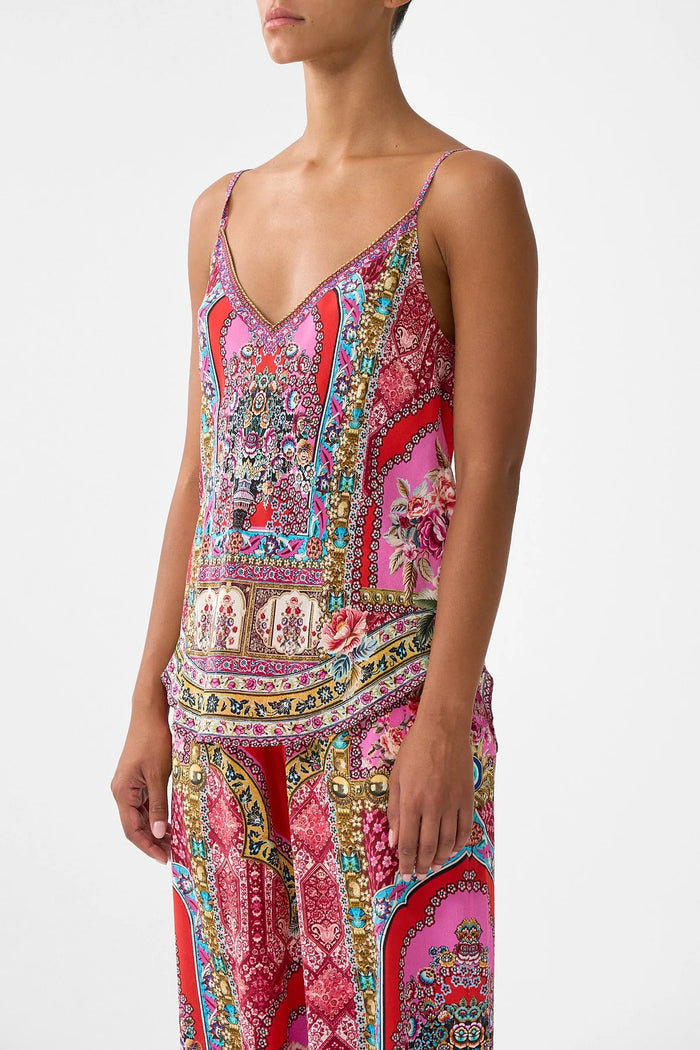 V-neck   Cami Heirloom Empire