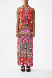 Deep Cowl Plunge Dress