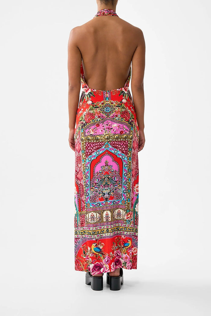 Deep Cowl Plunge Dress