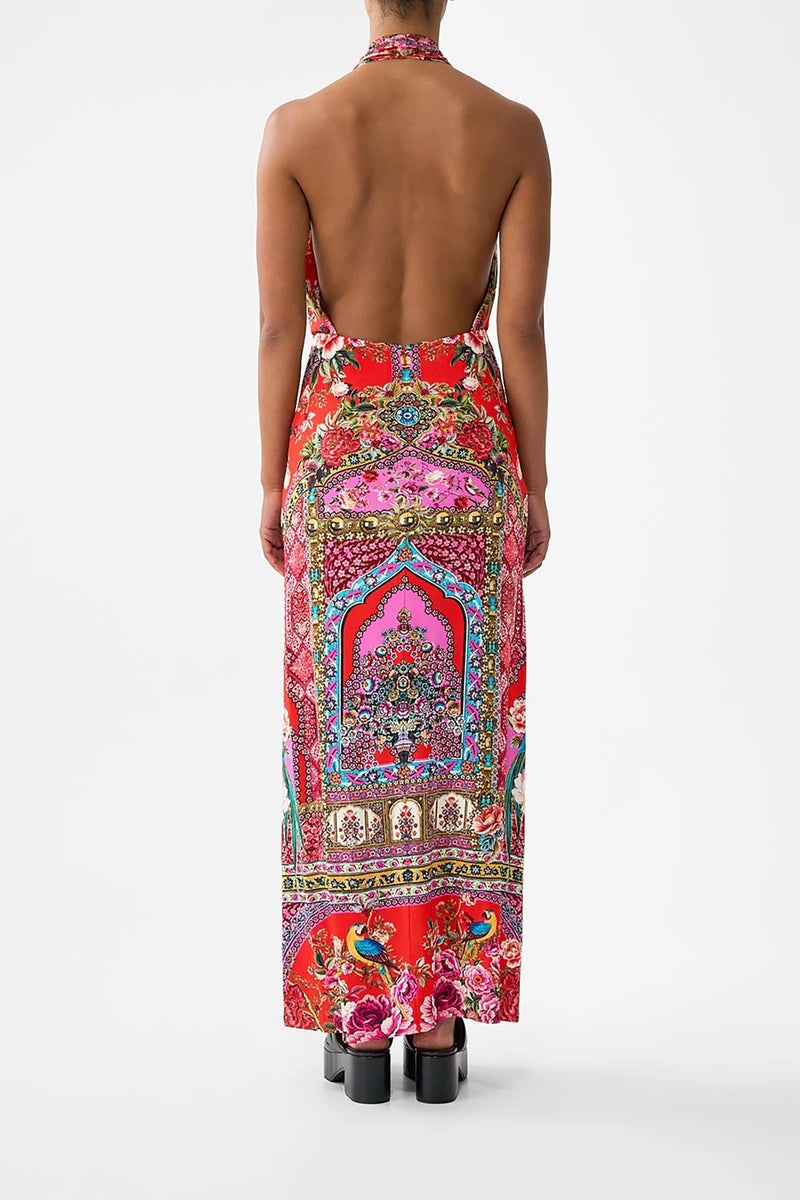 Deep Cowl Plunge Dress