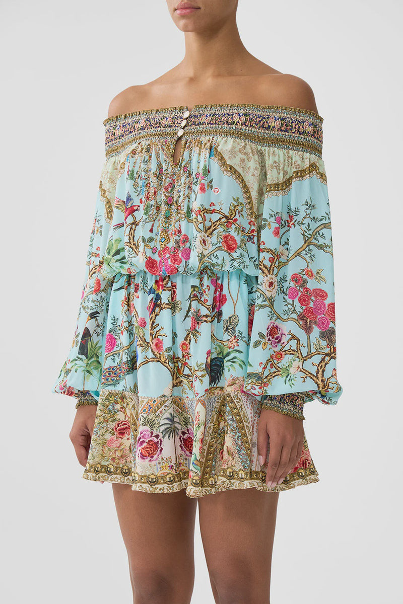 Off Shoulder Short Dress