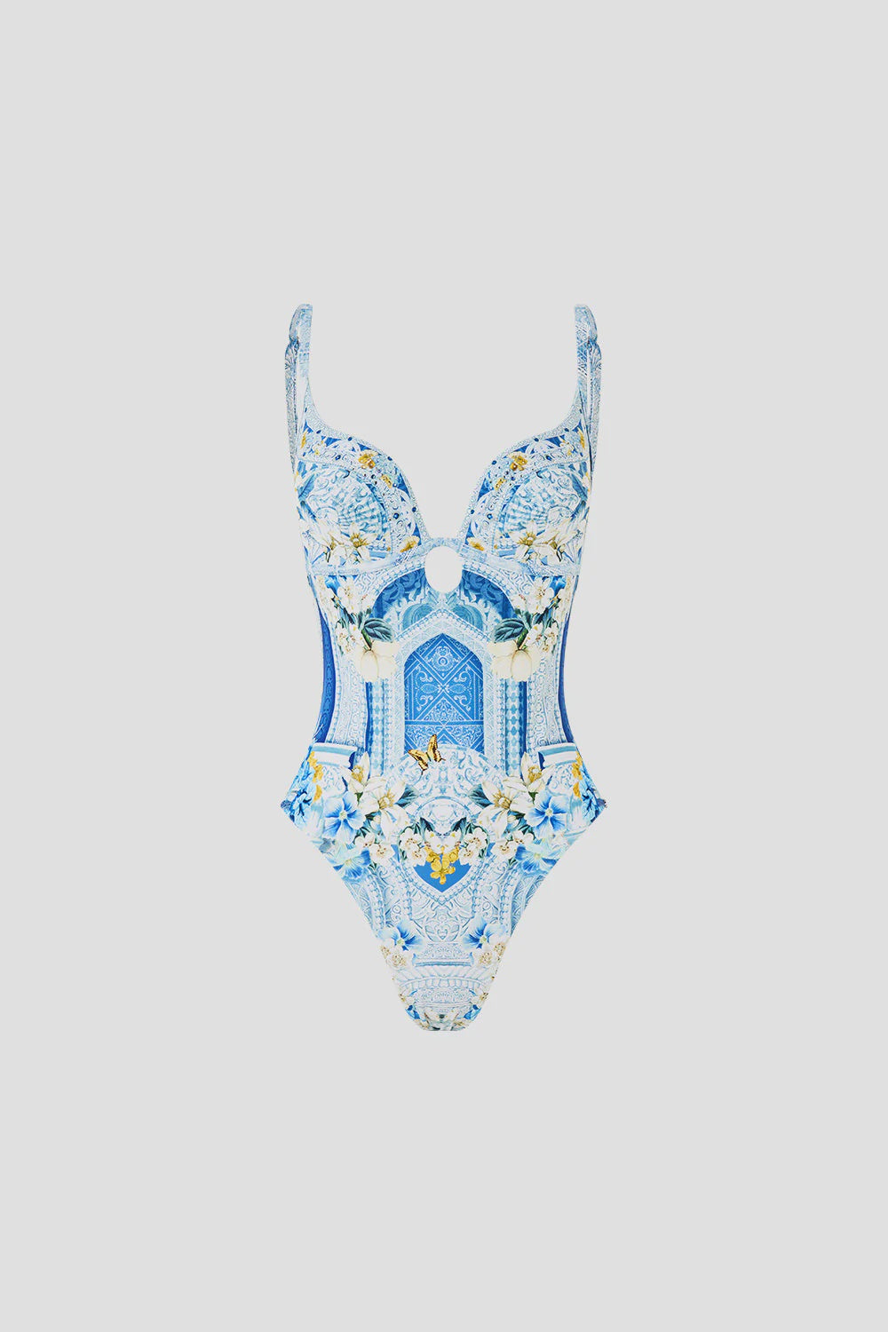 Underwire One Piece with Keyhole