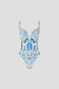 Underwire One Piece with Keyhole