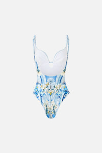 Underwire One Piece with Keyhole