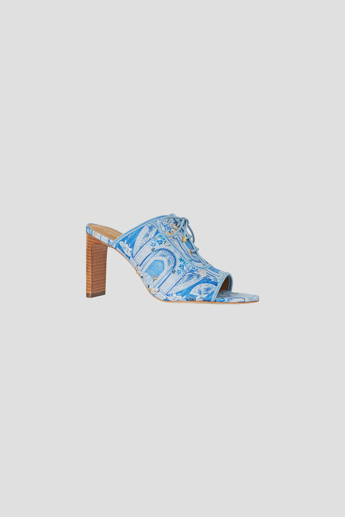 Sofia Lace up Front Heel