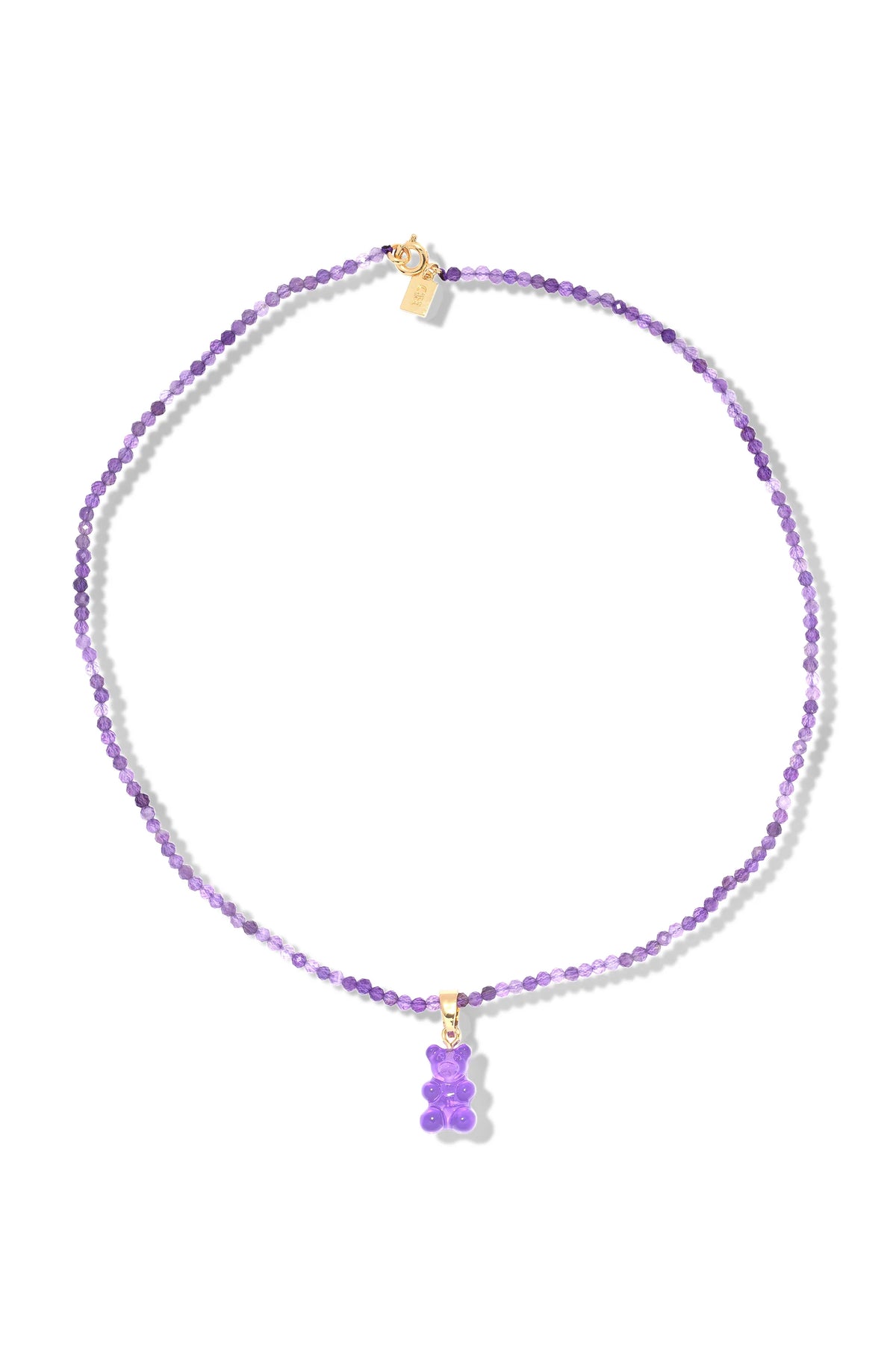 Beaded Nostalgia Bear Necklace