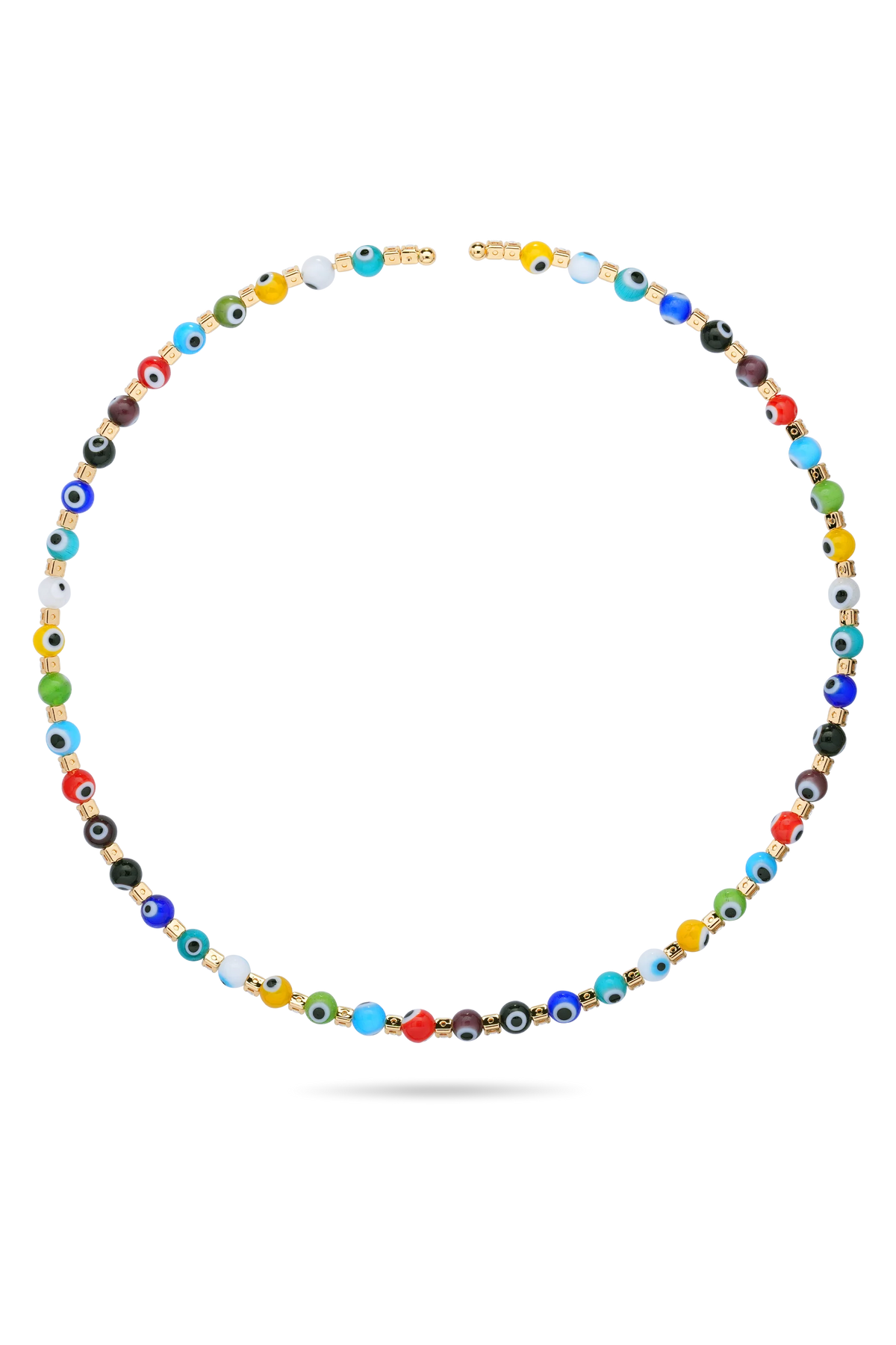 Rainbow Evil Eye Torque