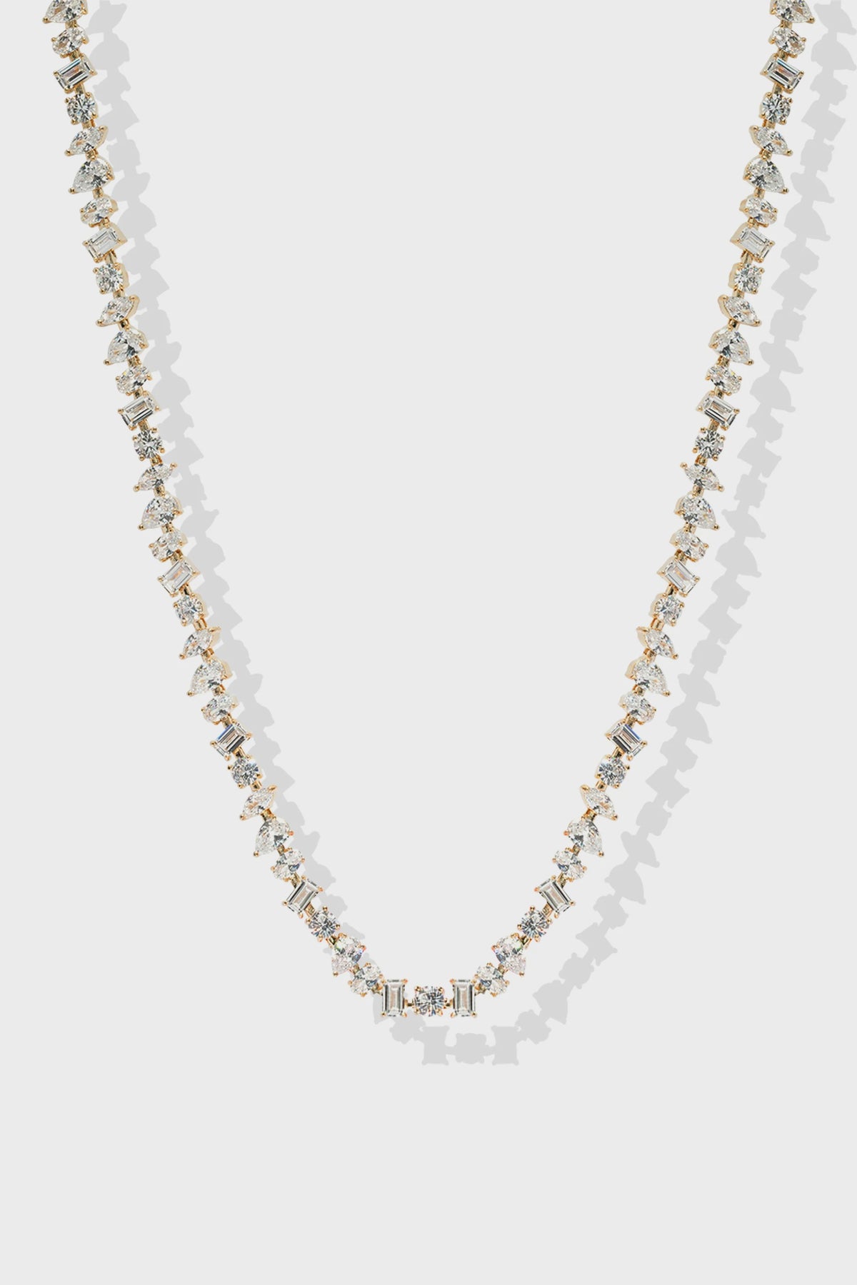 Irregular Tennis Necklace