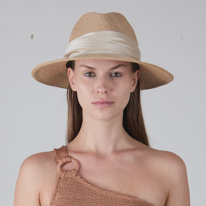 Courtney Toyo Packable Fedora