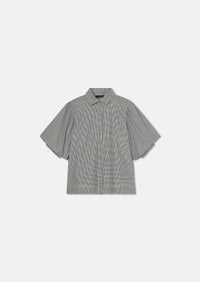 Calypso Black Gingham Shirt