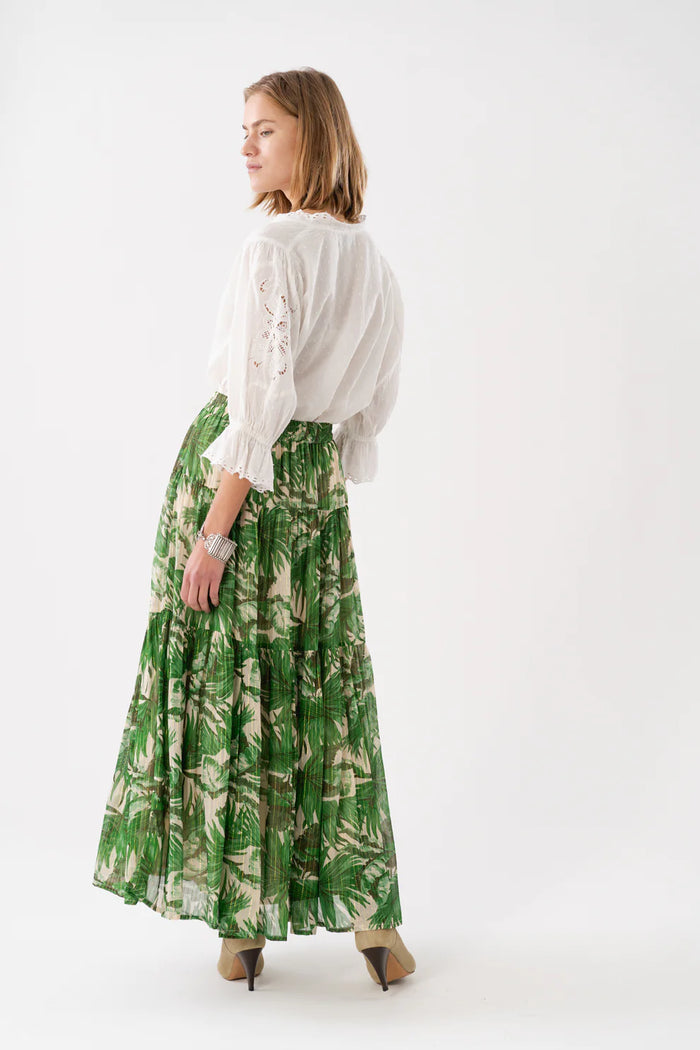 SunsetLL Maxi Skirt - Green