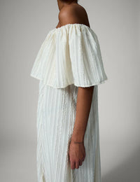 Chrissi- Raw Stripes Dress