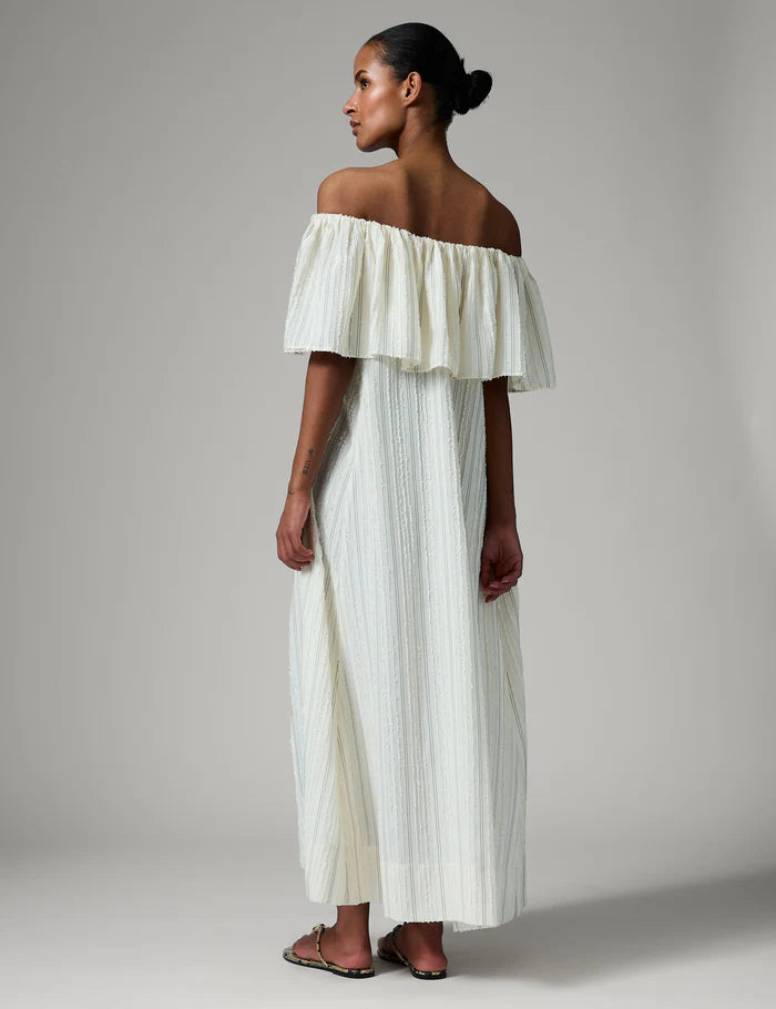 Chrissi- Raw Stripes Dress