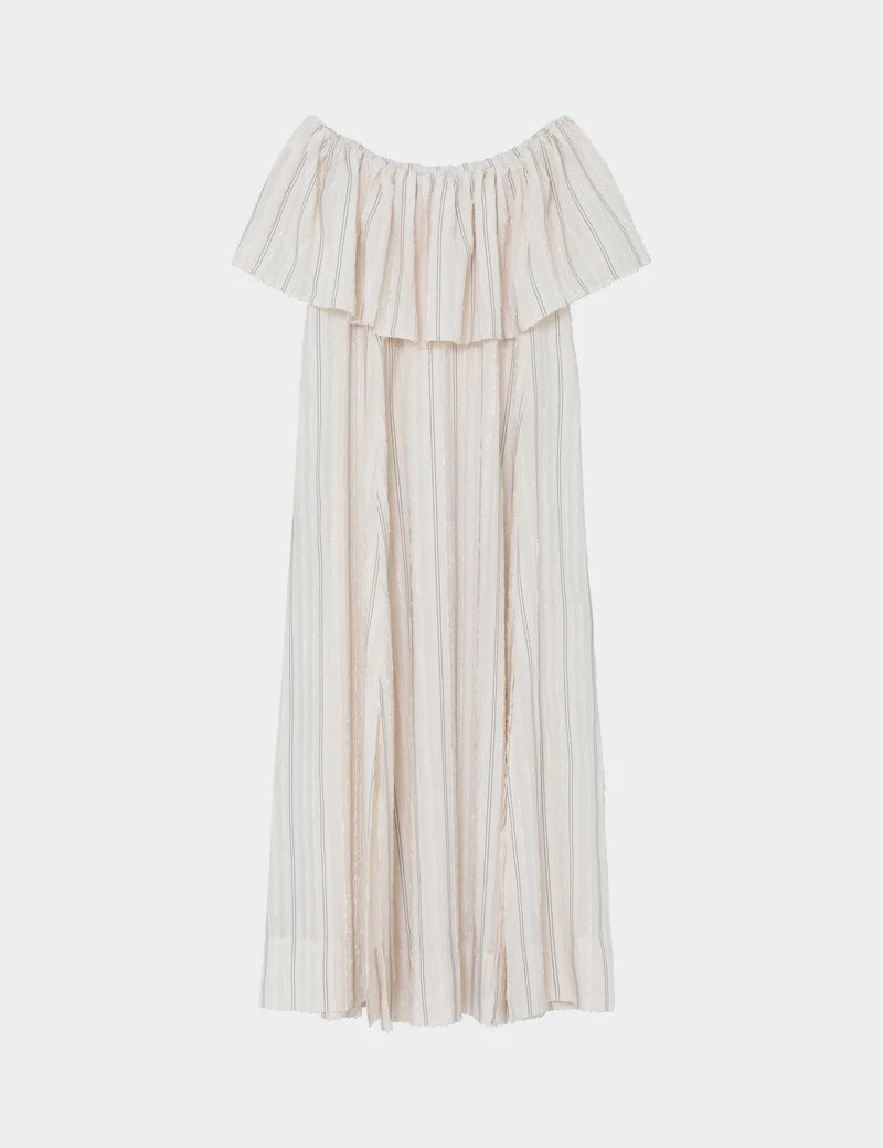 Chrissi- Raw Stripes Dress