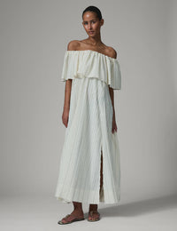 Chrissi- Raw Stripes Dress