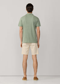 Classic Fit Linen Trim Polo