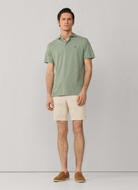 Classic Fit Linen Trim Polo