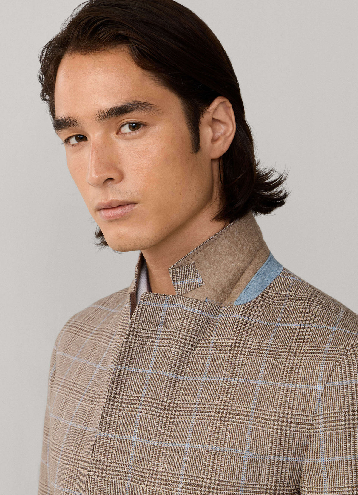 Classic Fit Pow Check Blazer