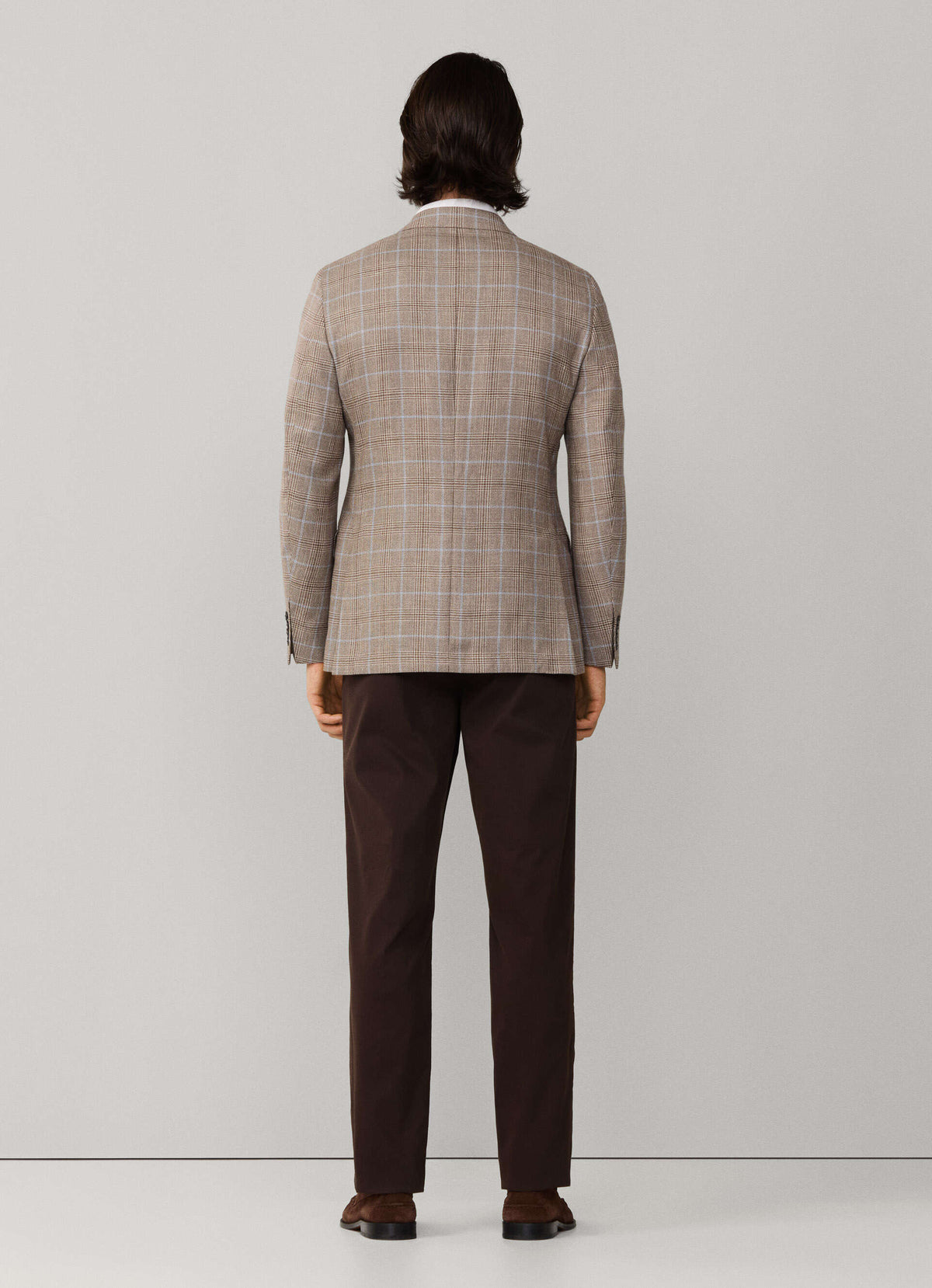 Classic Fit Pow Check Blazer