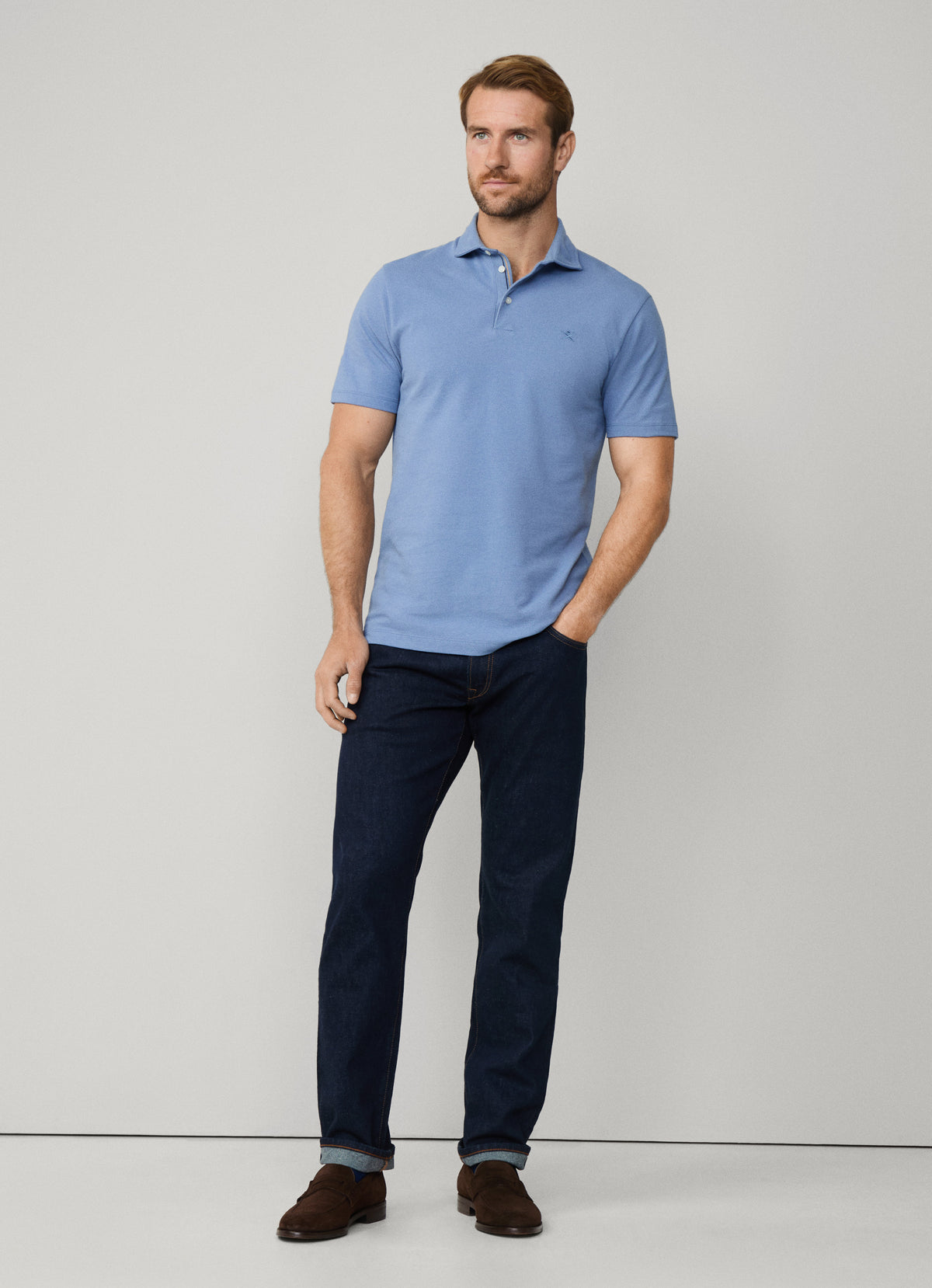 Classic Stripe Detail Polo