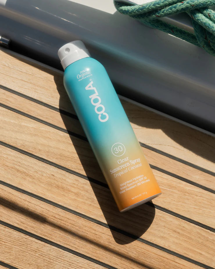Clear Sunscreen Spray SPF 30 - Tropical Coconut