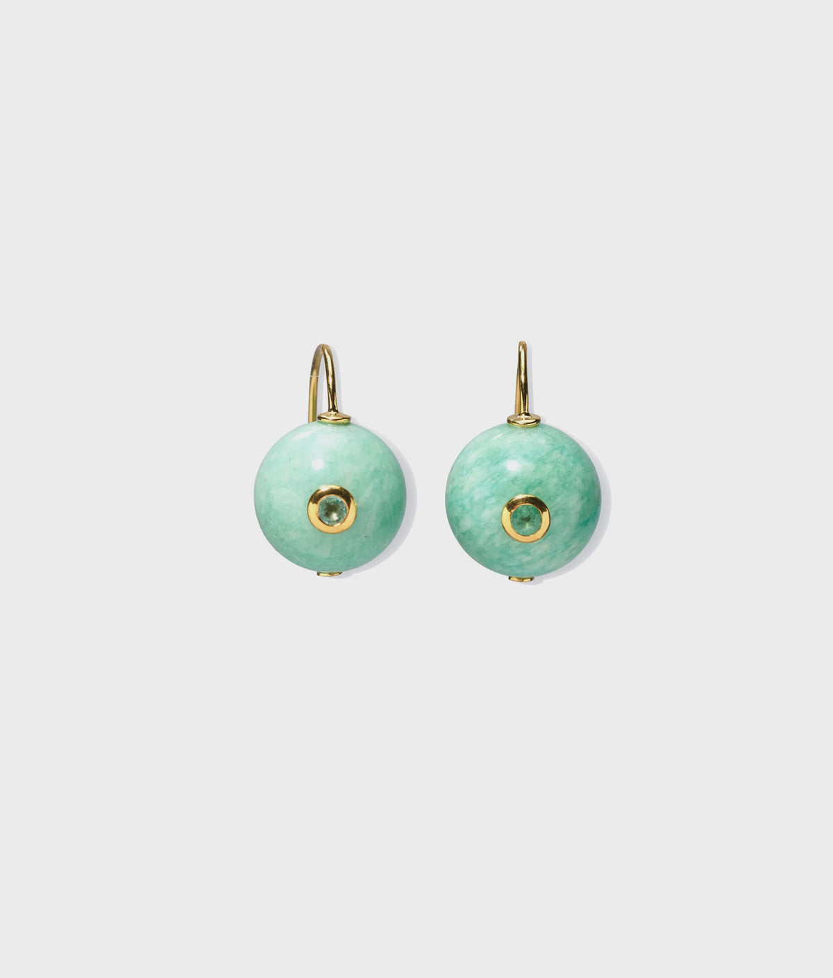 Comet Earrings in Amazonite