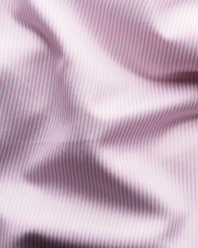 Contemporary Fine Striped Signature Twill